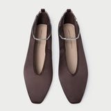 Loeffler Randall - Emery Brown/Crystal Ballet Flat