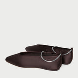 Loeffler Randall - Emery Brown/Crystal Ballet Flat