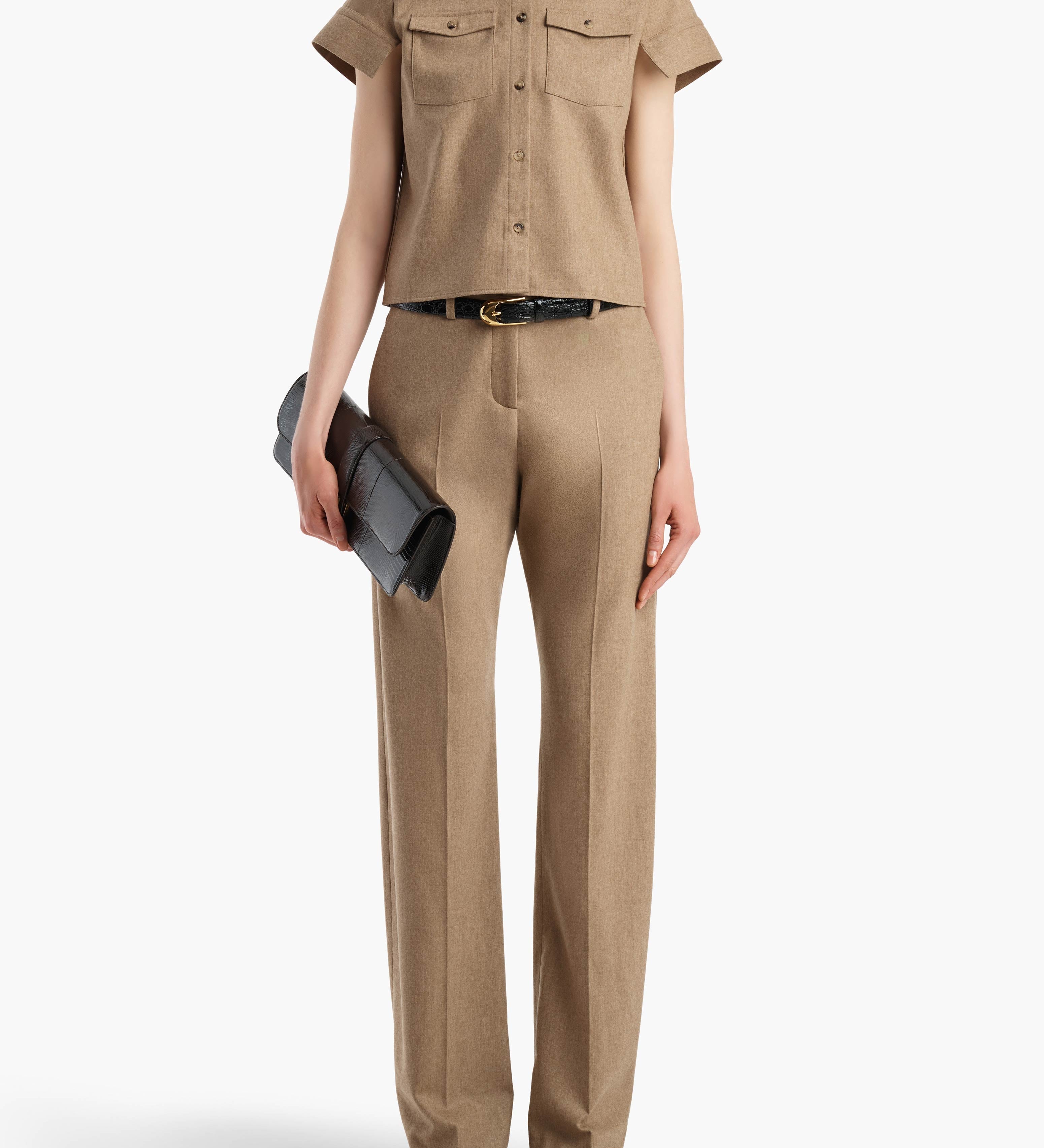 Khaite - Emiel Top in Desert Sand