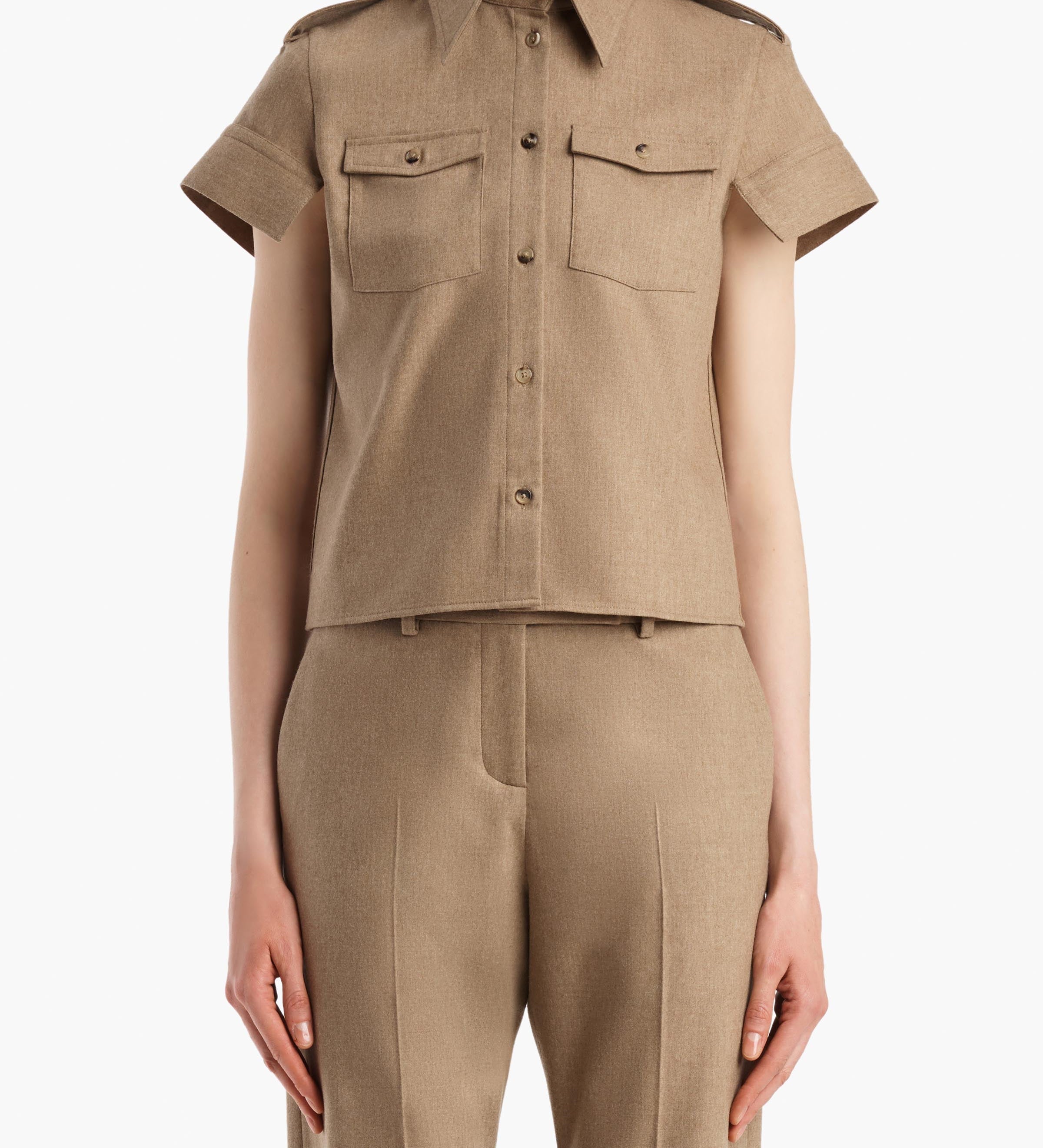 Khaite - Emiel Top in Desert Sand