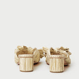 Loeffler Randall - Emilia Gold Pleated Bow Heel
