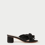 Loeffler Randall - Emilia Black Pleated Bow Heel