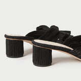 Loeffler Randall - Emilia Black Pleated Bow Heel