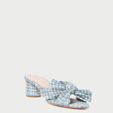 Loeffler Randall - Emilia Blue Gingham Bow Heel