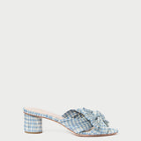 Loeffler Randall - Emilia Blue Gingham Bow Heel