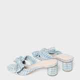 Loeffler Randall - Emilia Blue Gingham Bow Heel