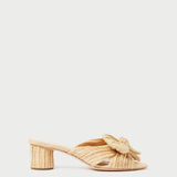 Loeffler Randall - Emilia Natural Pleated Bow Heel