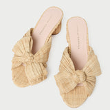 Loeffler Randall - Emilia Natural Pleated Bow Heel