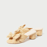 Loeffler Randall - Emilia Natural Pleated Bow Heel