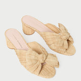 Loeffler Randall - Emilia Natural Pleated Bow Heel