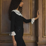 DÔEN - EMILIENNE CARDIGAN -- BLACK