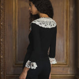 DÔEN - EMILIENNE CARDIGAN -- BLACK