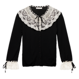 DÔEN - EMILIENNE CARDIGAN -- BLACK