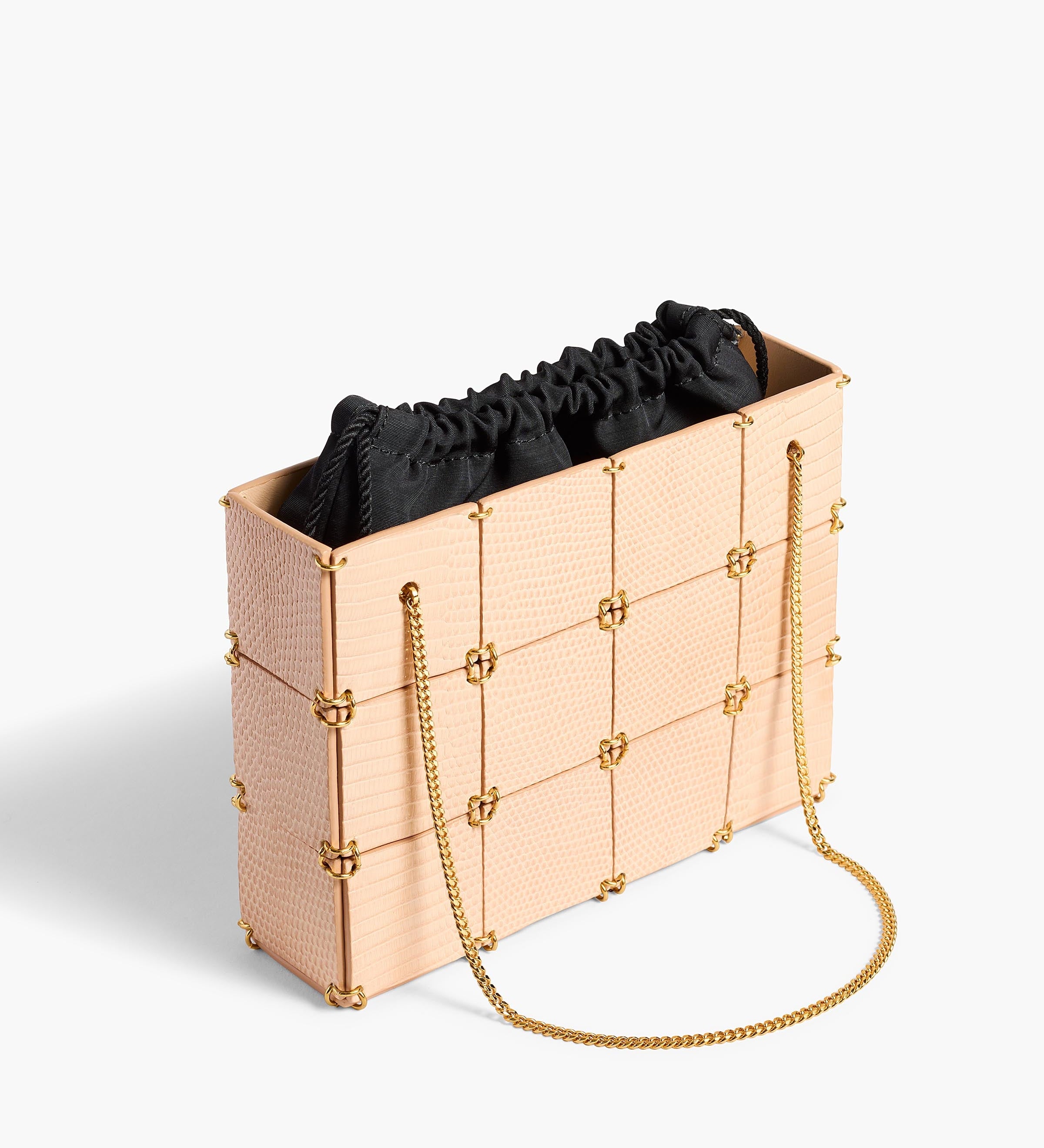 Khaite - Mini Emma Bag in Desert Sand Lizard