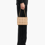Khaite - Mini Emma Bag in Desert Sand Lizard