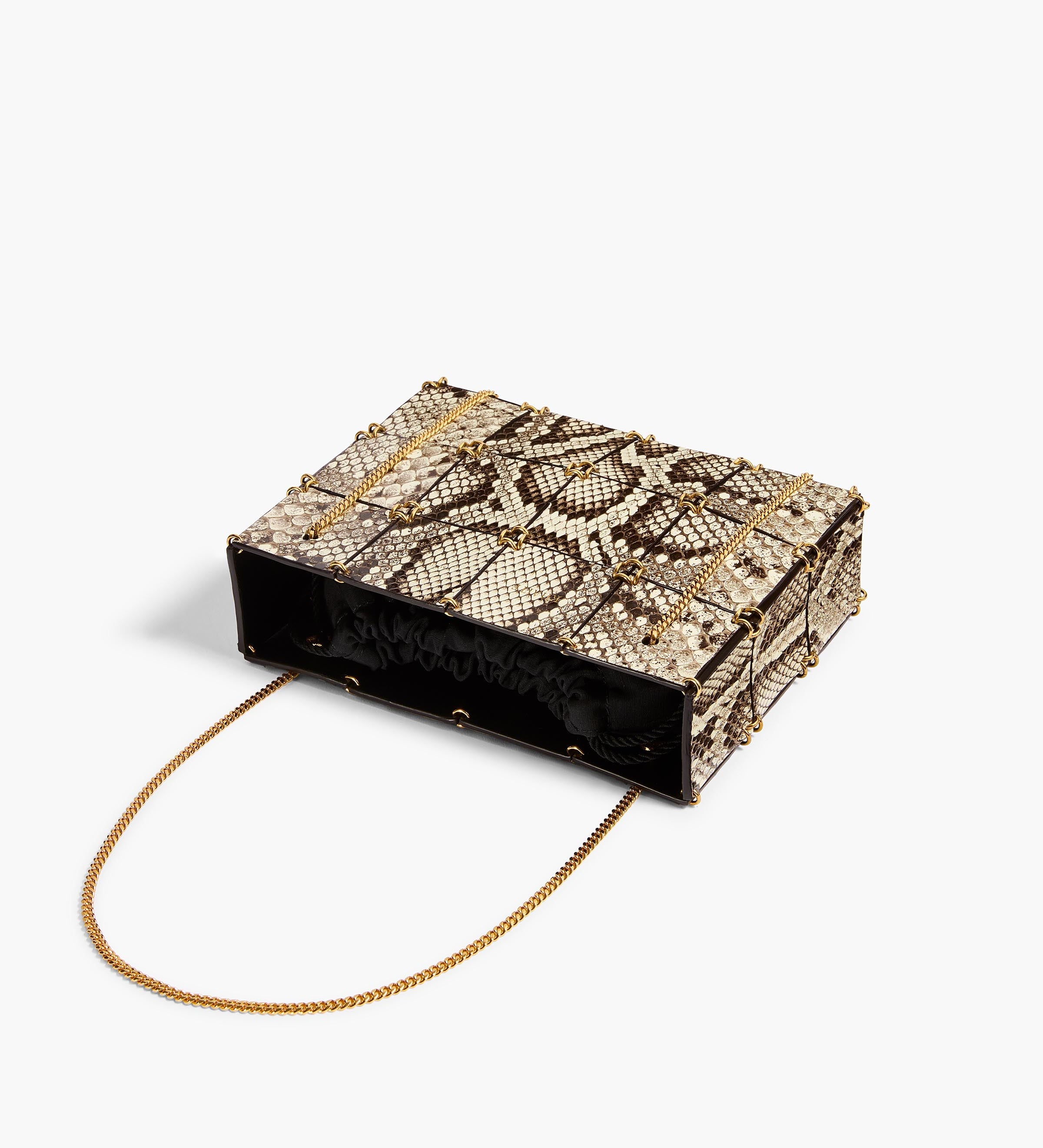 Khaite - Mini Emma Bag in Natural Python