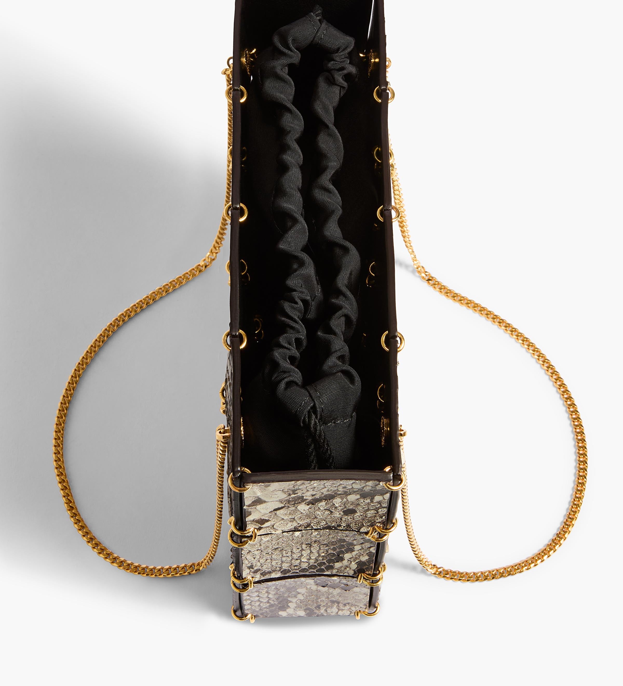 Khaite - Mini Emma Bag in Natural Python