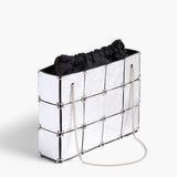 Khaite - Mini Emma Tote in Silver Metallic Leather