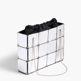 Khaite - Mini Emma Bag in Silver Metallic Leather