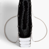 Khaite - Mini Emma Tote in Silver Metallic Leather