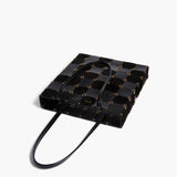 Khaite - Small Emma Tote in Black Haircalf Multi Leather