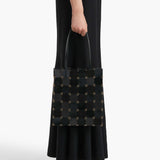 Khaite - Small Emma Tote in Black Haircalf Multi Leather