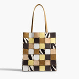 Khaite - Small Emma Tote Powder Multi Leather