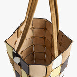 Khaite - Small Emma Tote Powder Multi Leather
