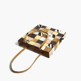 Khaite - Small Emma Tote Powder Multi Leather