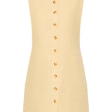Posse - EMMA BUTTON DOWN DRESS - DUSTY CITRON