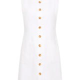 Posse - EMMA BUTTON DOWN DRESS - IVORY