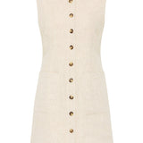 Posse - EMMA BUTTON DOWN DRESS - NATURAL