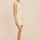 Posse - EMMA BUTTON DOWN DRESS - DUSTY CITRON