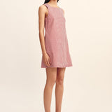 Posse - EMMA SHIFT DRESS - RED GINGHAM