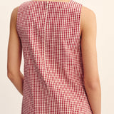 Posse - EMMA SHIFT DRESS - RED GINGHAM