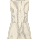 Posse - EMMA VEST - CREAM PINSTRIPE