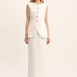 Posse - EMMA PENCIL SKIRT - IVORY