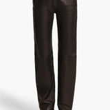 Khaite - Emmet Pant in Black Leather
