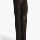 Khaite - Emmet Pant in Black Leather