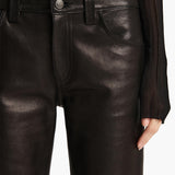 Khaite - Emmet Pant in Black Leather