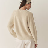 DÔEN - EMMONS SWEATER -- CREAM