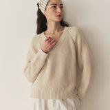 DÔEN - EMMONS SWEATER -- CREAM
