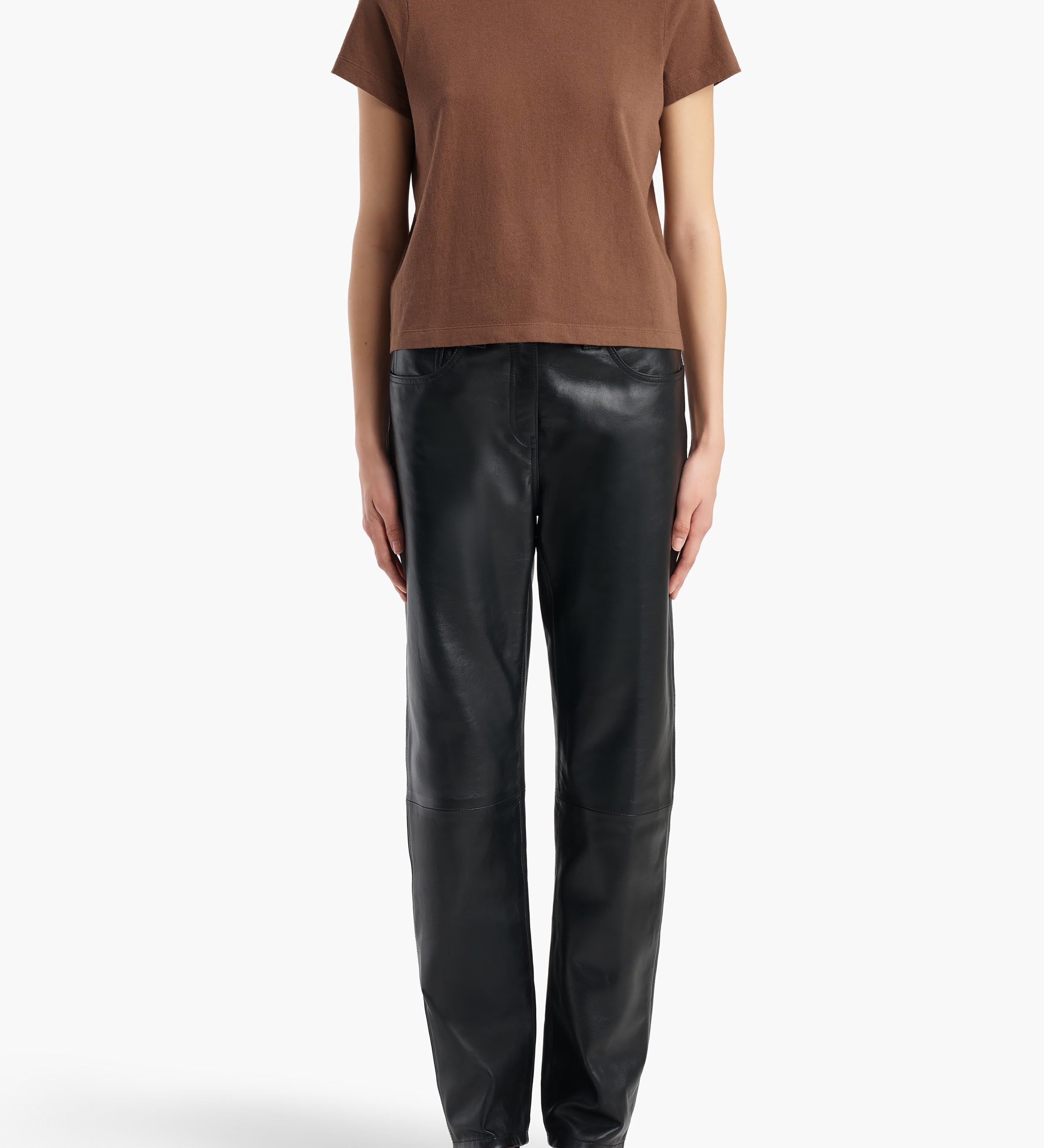 Khaite - Emmylou T - Shirt in Chestnut