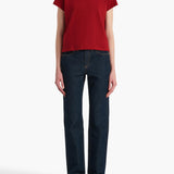 Khaite - Emmylou T - Shirt in Crimson