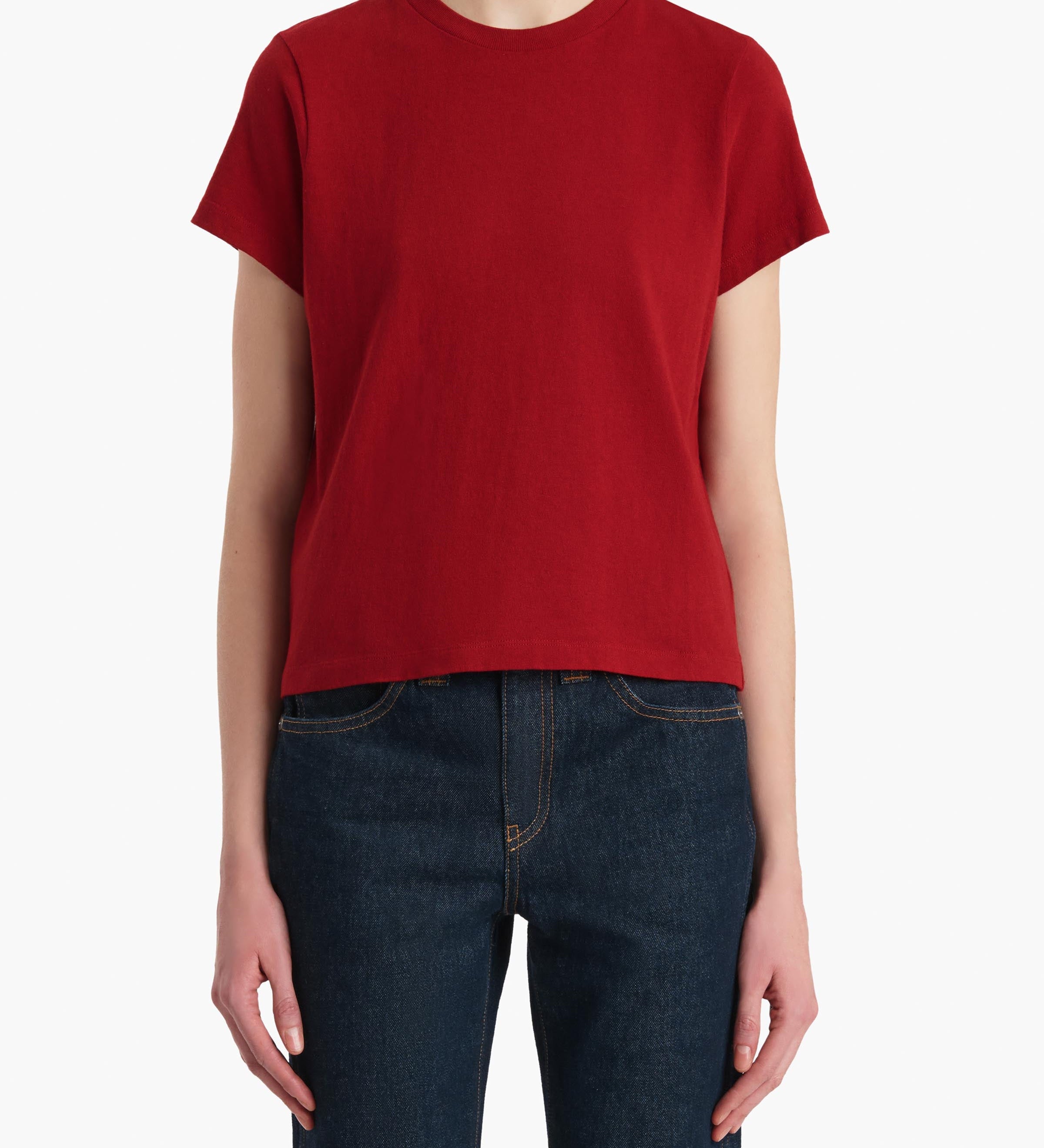 Khaite - Emmylou T - Shirt in Crimson
