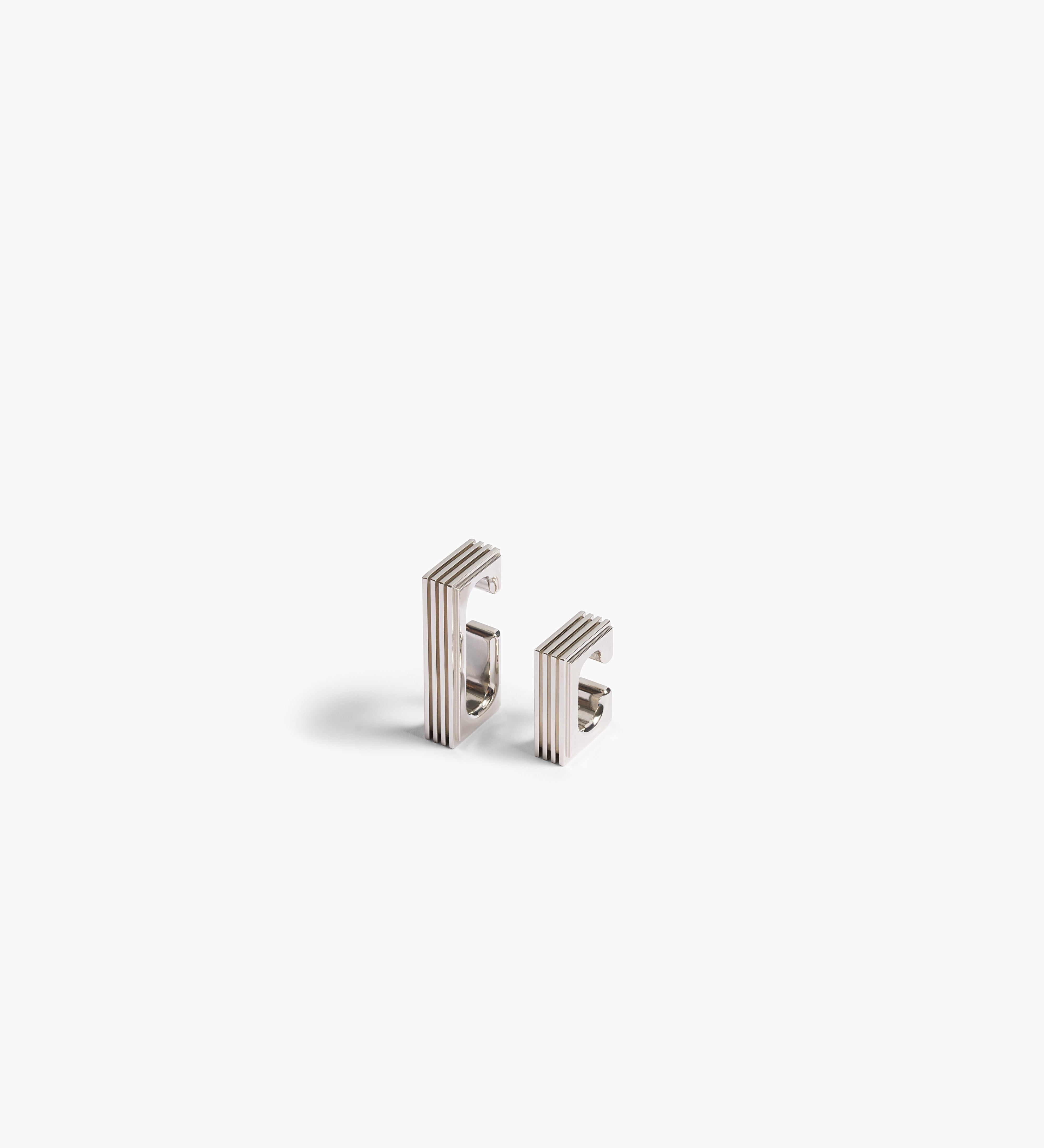 Khaite - Empire Ear Cuffs in Silver