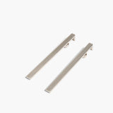 Khaite - Empire Long Earrings in Silver