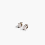 Khaite - Small Empire Earrings in Silver