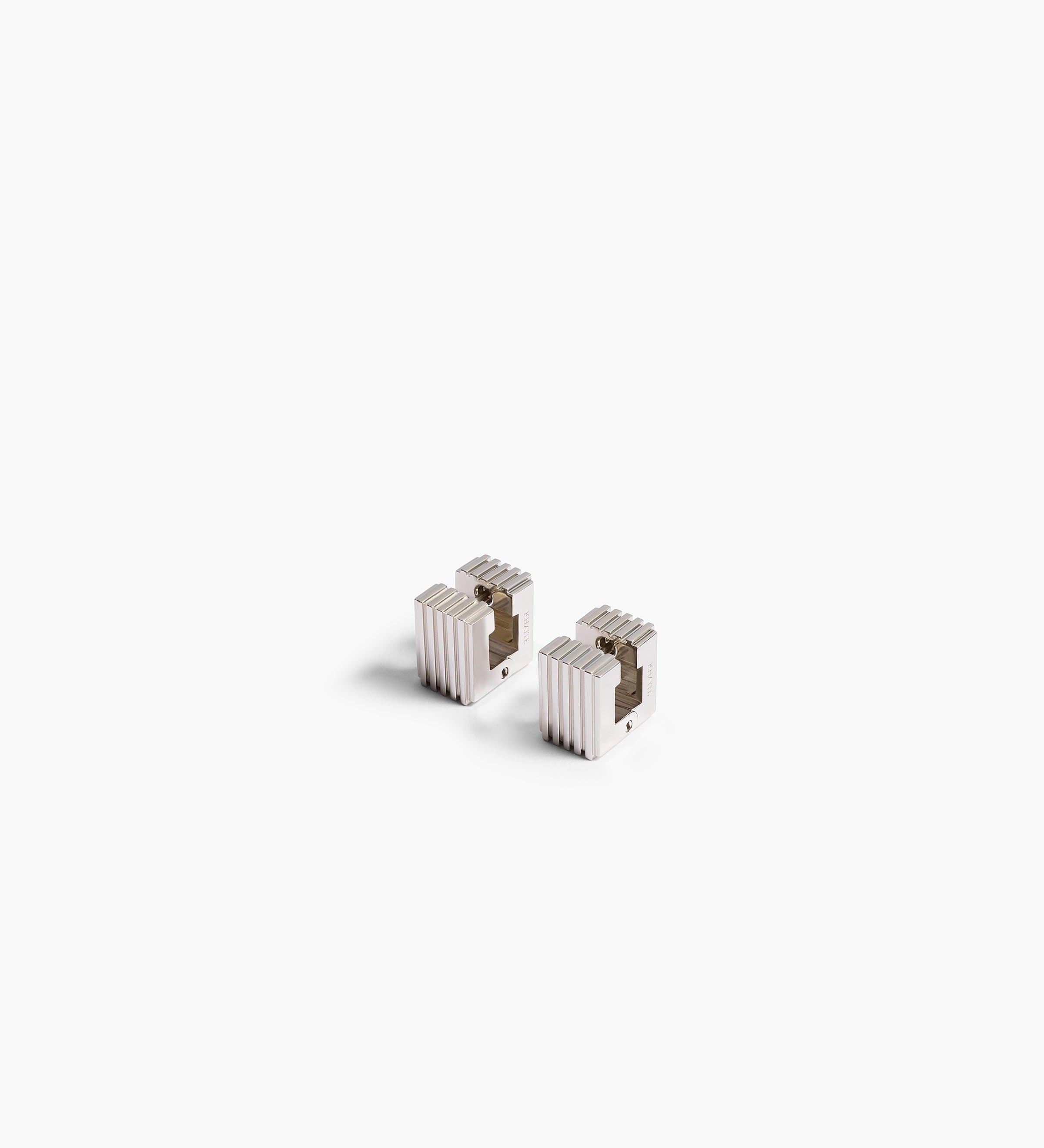 Khaite - Small Empire Earrings in Silver