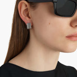 Khaite - Small Empire Earrings in Silver